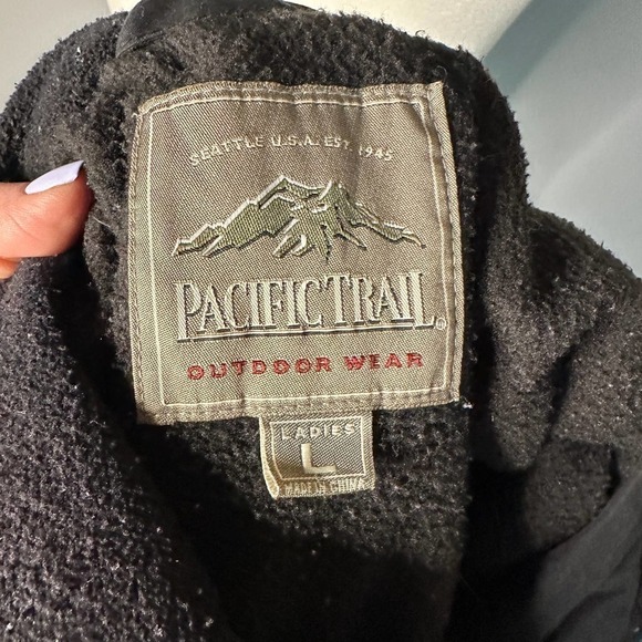 Pacific Trail Windbreaker Coat Size Large - Picture 7 of 8